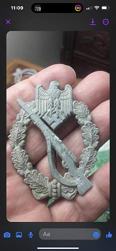 Infanterie sturmabzeichen in silver, good or bad?