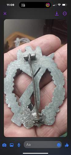 Infanterie sturmabzeichen in silver, good or bad?
