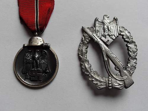 Infanterie Sturmabzeichen im silber und Gefrierfleischorden medal
