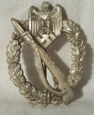 Infanterie Sturmabzeichen in silver,stamped construction