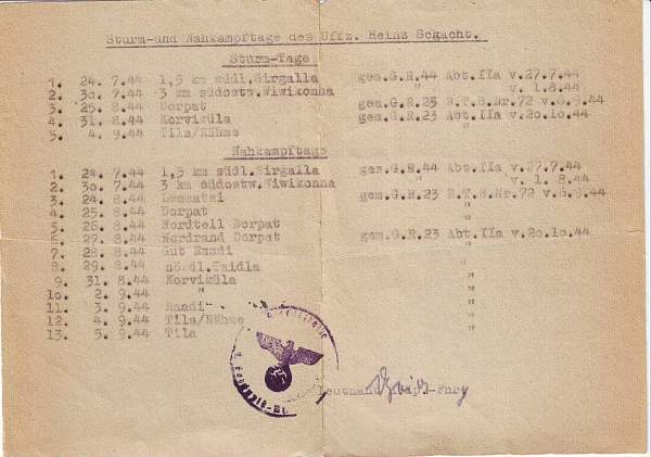 Infanterie sturmabzeichen &amp; Nahkampfspange grouping