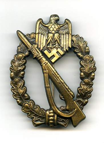 JFS Bronze Infanterie Sturmabzeichen