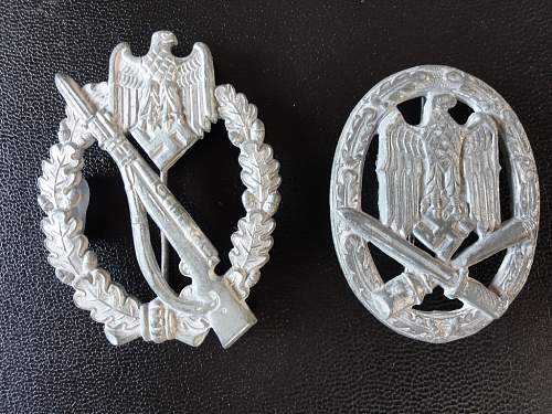 Infanterie Sturmabzeichen and Allegemeines Sturmabzeichen opinions?