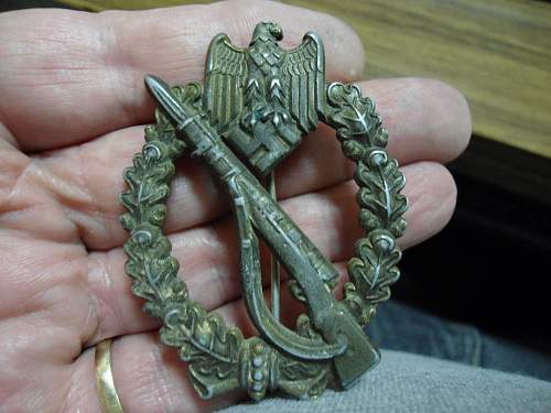 Infanterie Sturmabzeichen Bronze ORIGINAL?