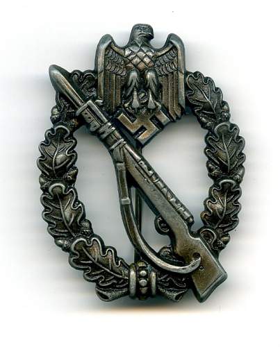Unmarked Infanterie Sturmabzeichen