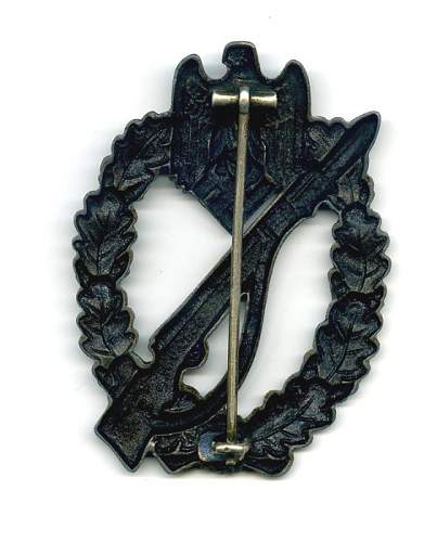 Unmarked Infanterie Sturmabzeichen