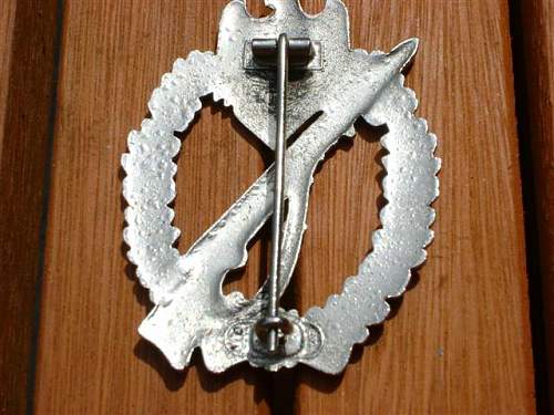 My Infanterie Sturmabzeichen in Silber.