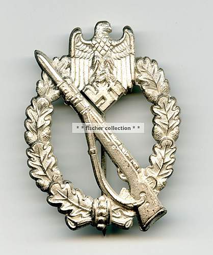 Infanterie Sturmabzeichen in Silber, WH, Wilhelm Hobacher
