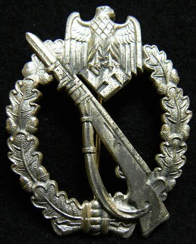 Infanterie Sturmabzeichen in Silber, FZS, Fritz Zimmermann, Stuttgart