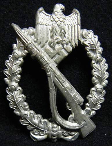Infanterie Sturmabzeichen in Silber, FLL,  Freidrich Linden, Ludenschied
