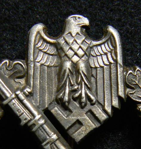 Infanterie Sturmabzeichen in Silber, GWL, Gebruder Wegerhoff, Ludenscheid
