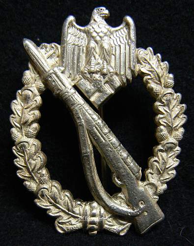 Infanterie Sturmabzeichen in Silber, Unmarked BSW, Bruder, Schneider A.D.