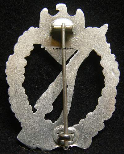 Infanterie Sturmabzeichen Silber &quot;deformed leaf&quot;