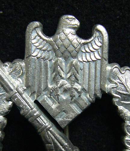 Infanterie Sturmabzeichen in Silber, Unmarked F&amp; B, Funcke &amp; Brünninghaus