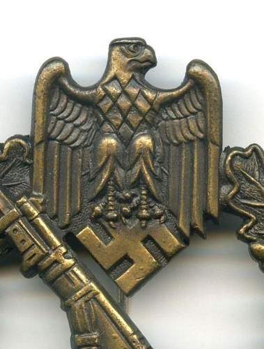 Infanterie Sturmabzeichen = Infantry Assault badge