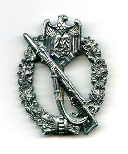 Infanterie Sturmabzeichen = Infantry Assault badge