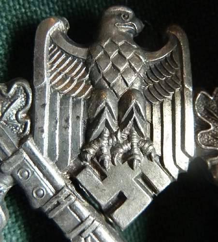 Infanterie-Strumabzeichen  silber