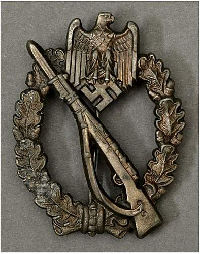Hermann Aurich Infanterie Sturmabzeichen for review