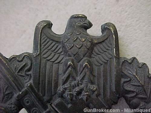 Infanterie Sturmabzeichen rivet rarity? bronze
