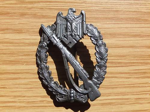 Infanterie Sturmabzeicher in Silber