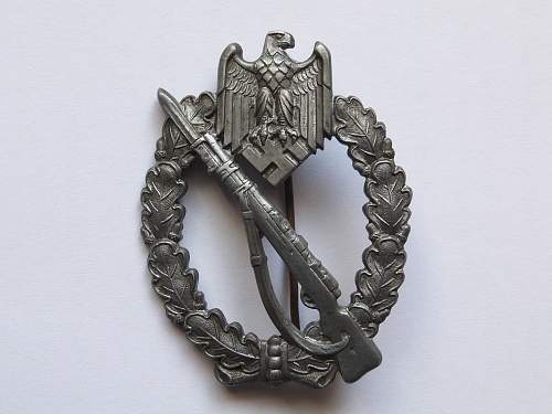 Infanterie Sturmabzeicher in Silber
