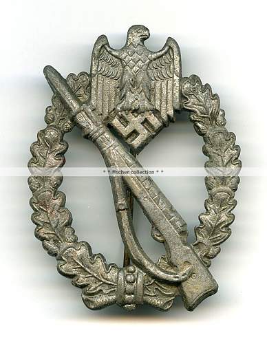Infanterie Sturmabzeichen in Silber, Karl Wurster, Small &quot;W&quot;