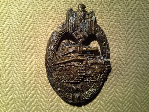 Infanterie sturmabzeichen in Bronze by &quot;RS&quot;