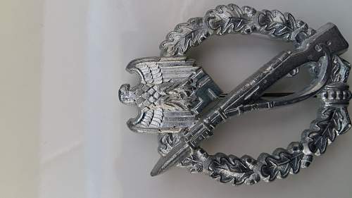 Infanterie Sturmabzeichen in Silber GWL