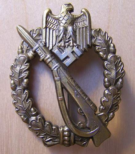 JFS Bronze Infanterie Sturmabzeichen