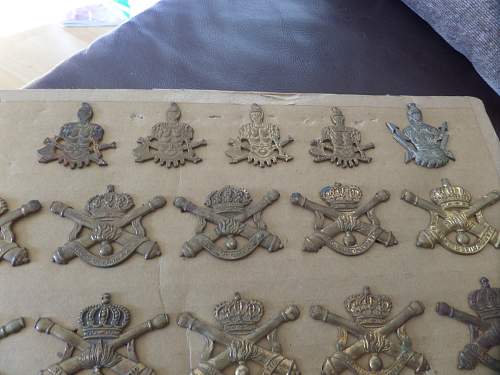 Fea market find Belgium Army badges