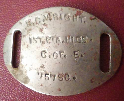 South African 1st Pretoria Highlanders ID Bracelet