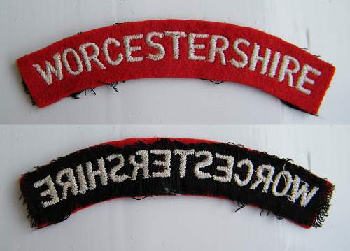 Leicestershire shoulder boards