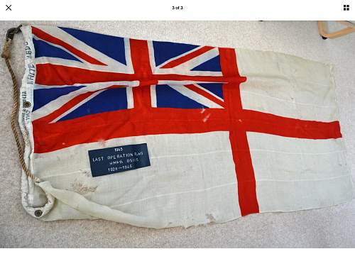 Last operational white ensign HMS/m OSIRIS