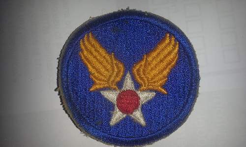 A couple air force patches.