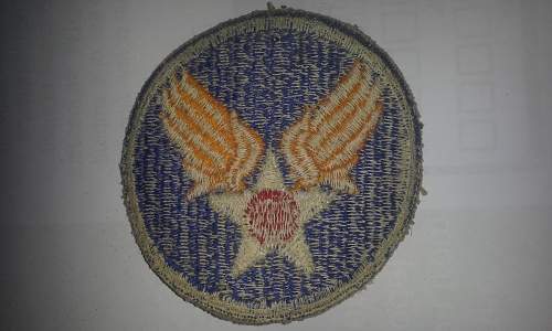 A couple air force patches.
