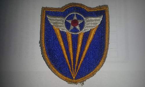 A couple air force patches.