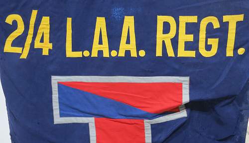 Australian WW2 2/4th L.A.A. Regiment banner