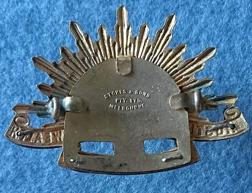 Post your WW2 Australian Insignia.