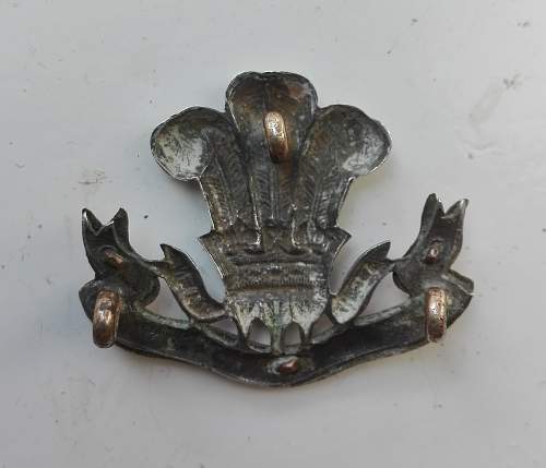 Interwars RSM Welch regiment collar