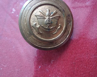 Brass button, Military?