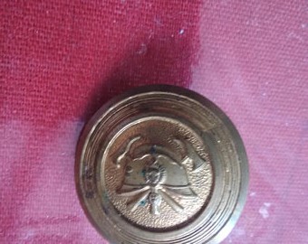 Brass button, Military?