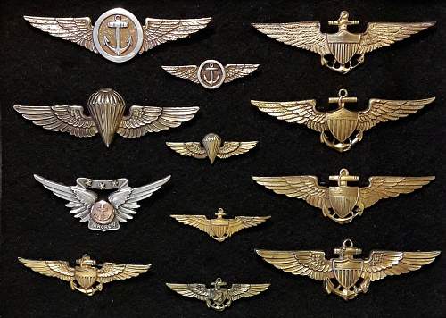 My US Navy &amp; Marine Corps aviator wings........