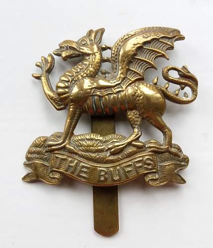 Cap Badge of the East Kent Regiment 'The Buffs'