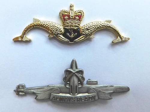 Royal Navy SSBM Continuous At Sea Deployment (CASD) patrol pin