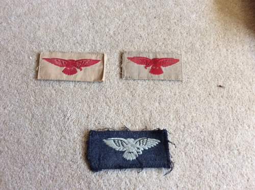 Raf shoulder badges