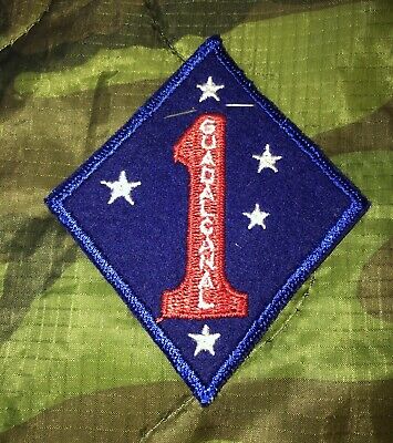 WWII Australian Made Raider &amp; 1st Marine Division Patch