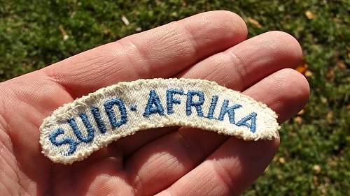 Rhodesian Suid - Afrika Patch Tab ?