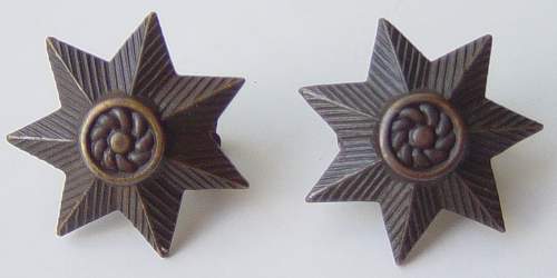 Early ATS Officers rank insignia