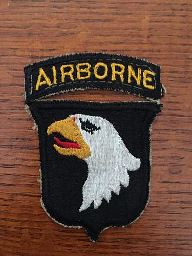 101st, Italy patch and a few more