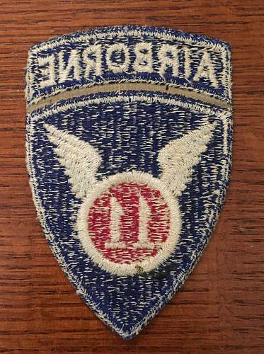 82nd, 17th and 11th Airborne Division Patches